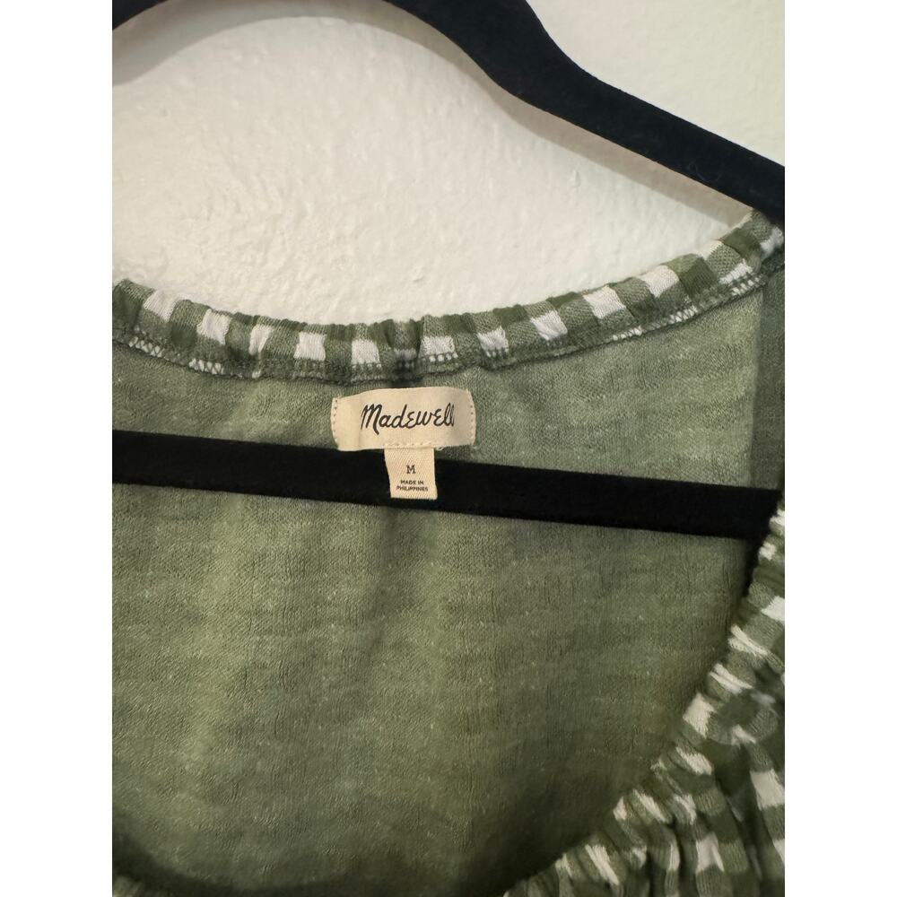 Madewell Jacquard Puff-Sleeve Mini Dress M - Picture 3 of 5